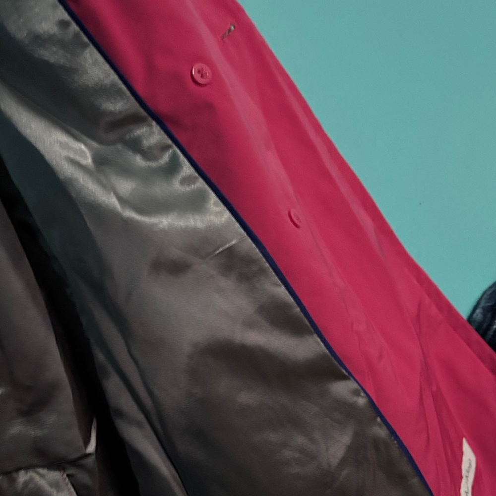 Calvin Klein Fuchsia Trench Coat - Picture 7 of 7